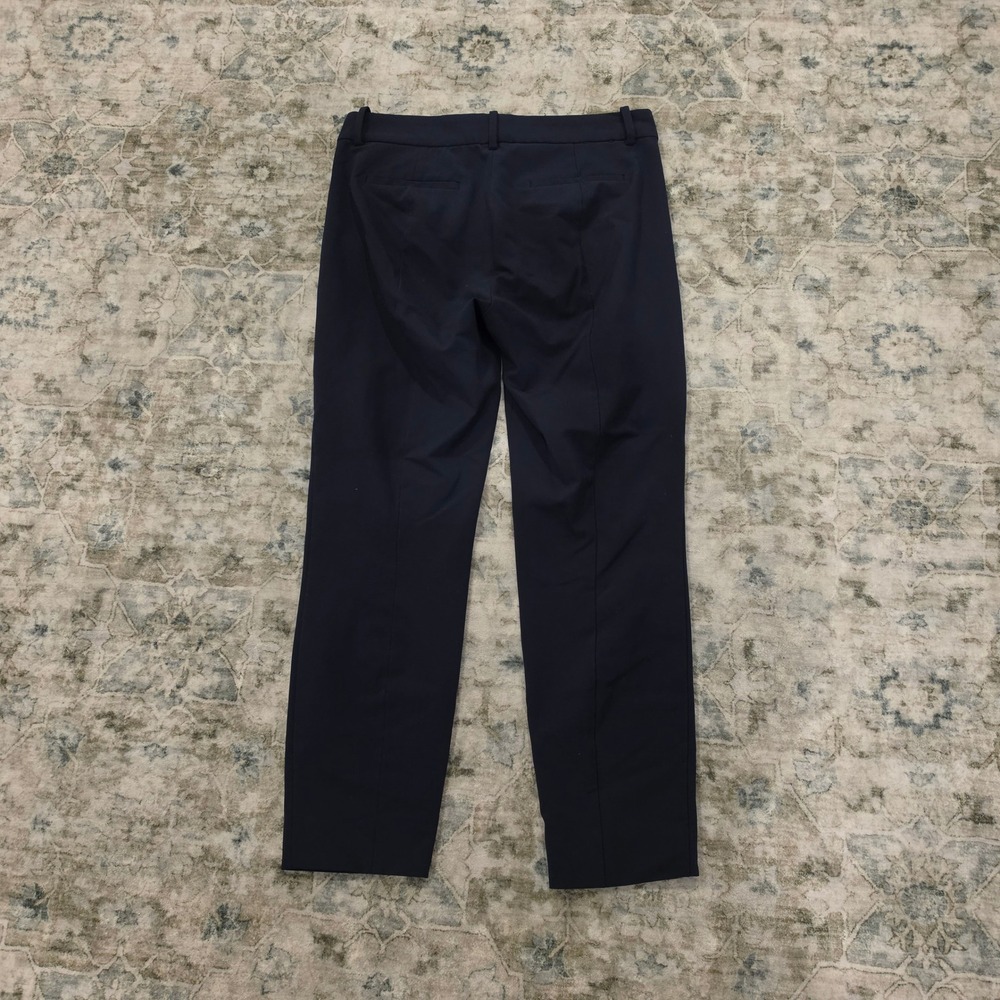 J.Crew Ruby Pant Navy Blue Straight Leg Trousers Womens 8 Business Casual - Picture 5 of 6